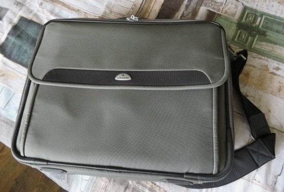 Laptop tas Samsonite, Grijs, Aktetas, Ophalen of Verzenden, Zo goed als nieuw