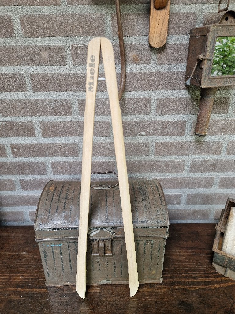 oude houten Miele wastang, Ophalen of Verzenden