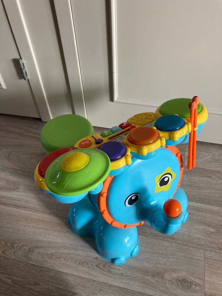 VTech Baby Muziek Olifant Drumstel, Kinderen en Baby's, Speelgoed | Overig, Ophalen, Gebruikt, Jongen of Meisje