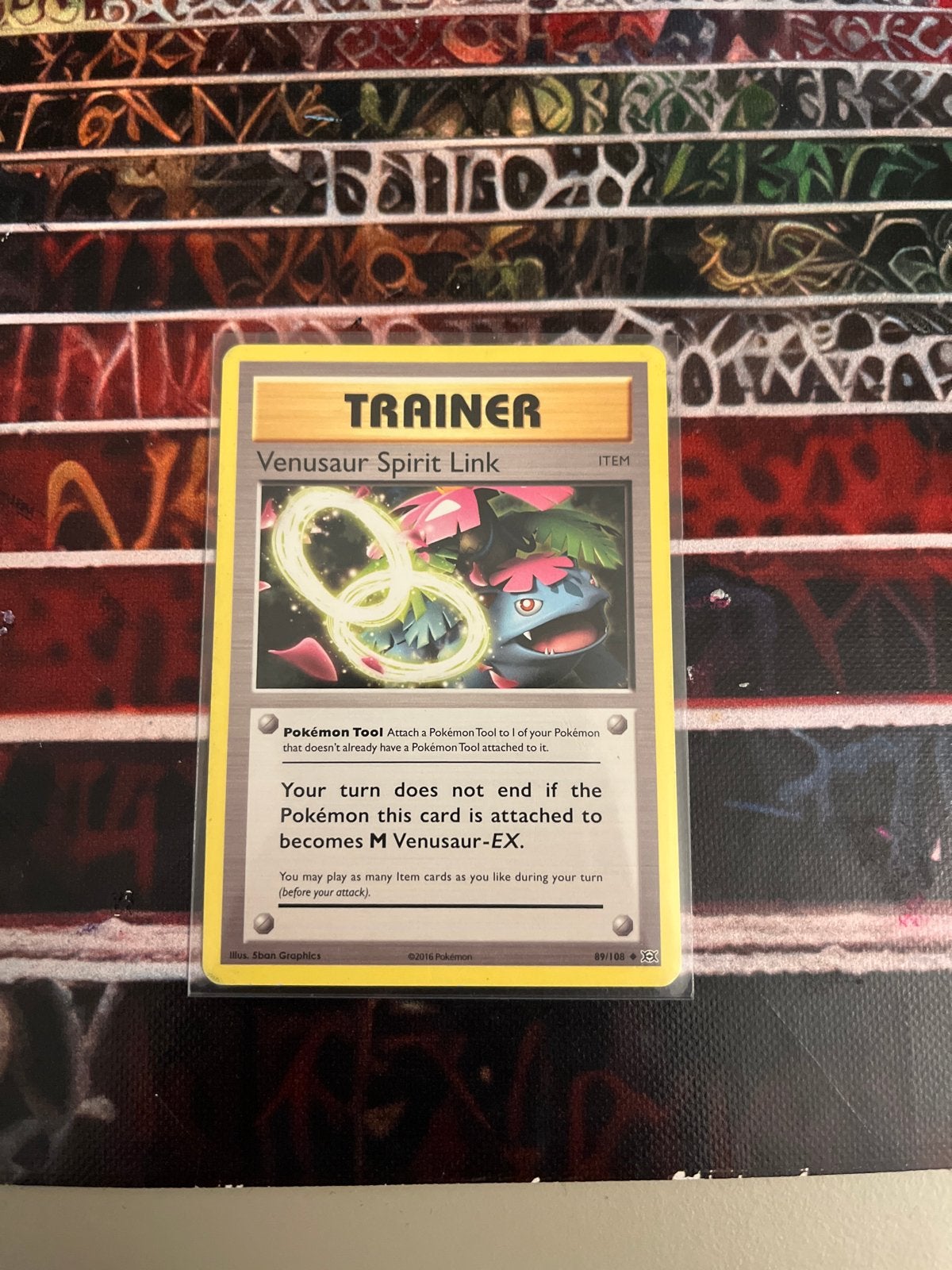 Pokémon Trainer Kaarten Set - Venusaur Spirit Link, Potion, Hobby en Vrije tijd, Ophalen of Verzenden, Zo goed als nieuw, Meerdere kaarten