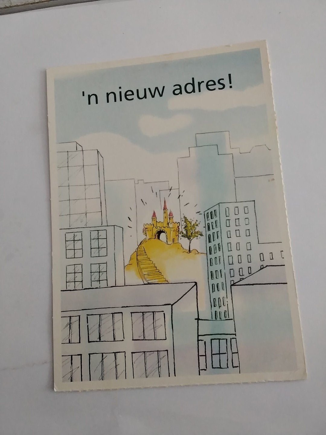 Verhuiskaart 'n nieuw adres! Hallmark 19-4-99, Ophalen of Verzenden, 1980 tot heden