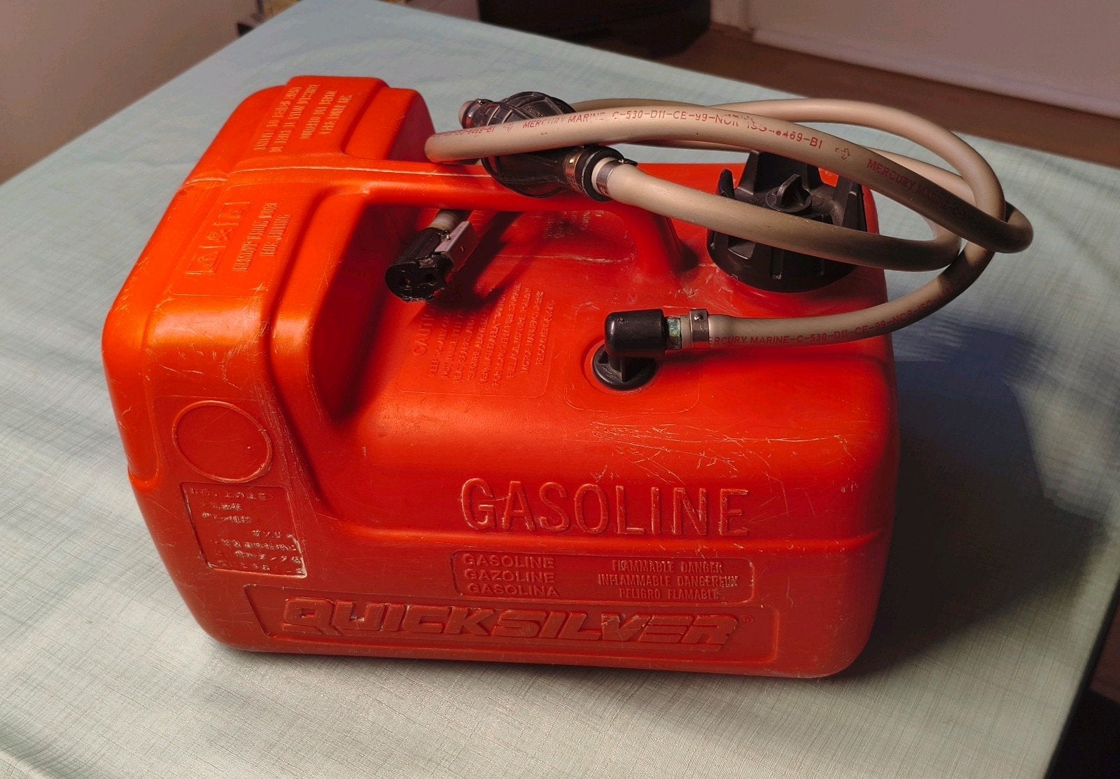QuickSilver Buitenboordmotor tank 12l, Watersport en Boten, Ophalen, Zo goed als nieuw, Motor en Techniek