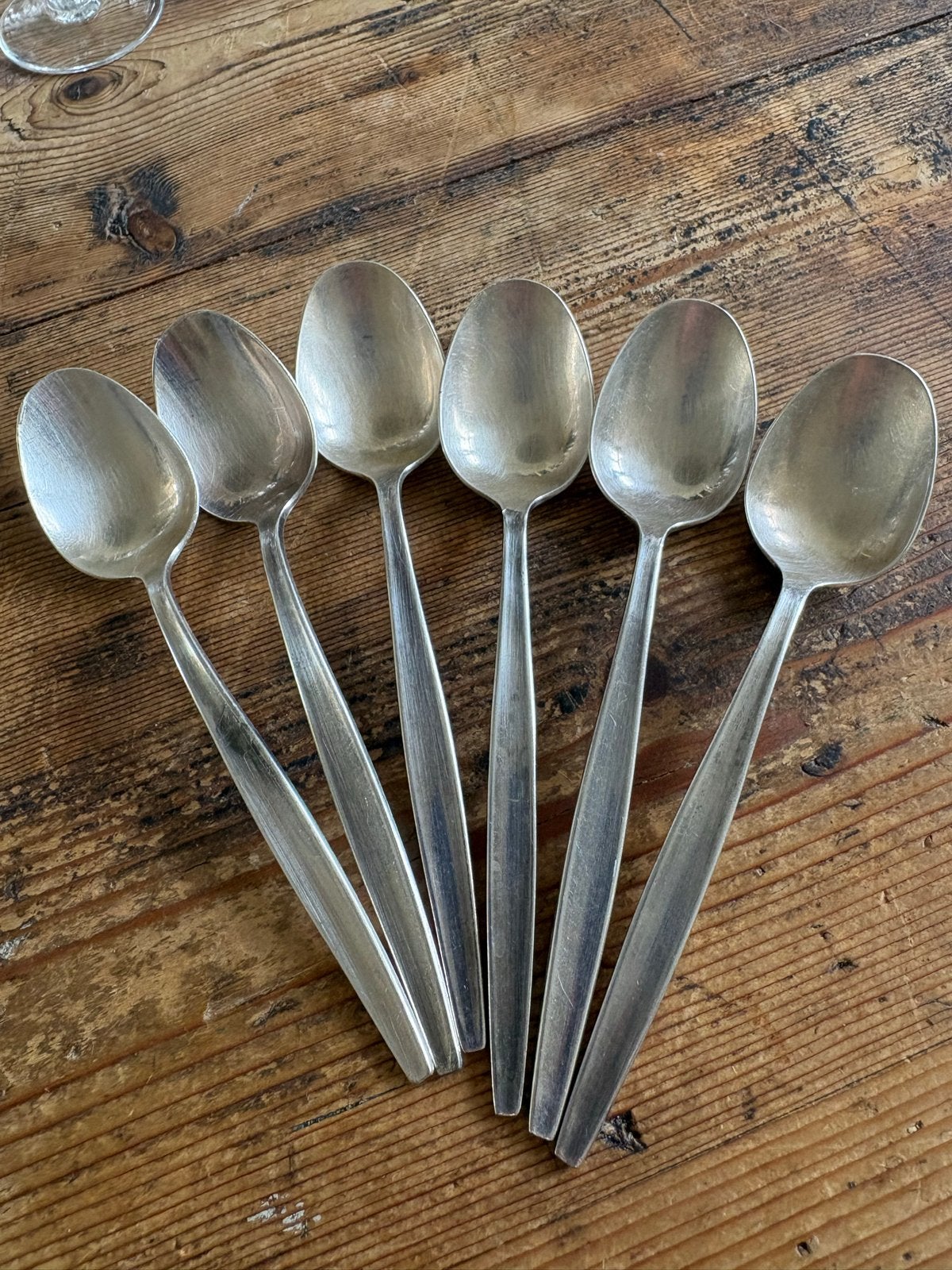 6 Nieuwpoort lepels - Vintage bestek 15 cm, Ophalen of Verzenden