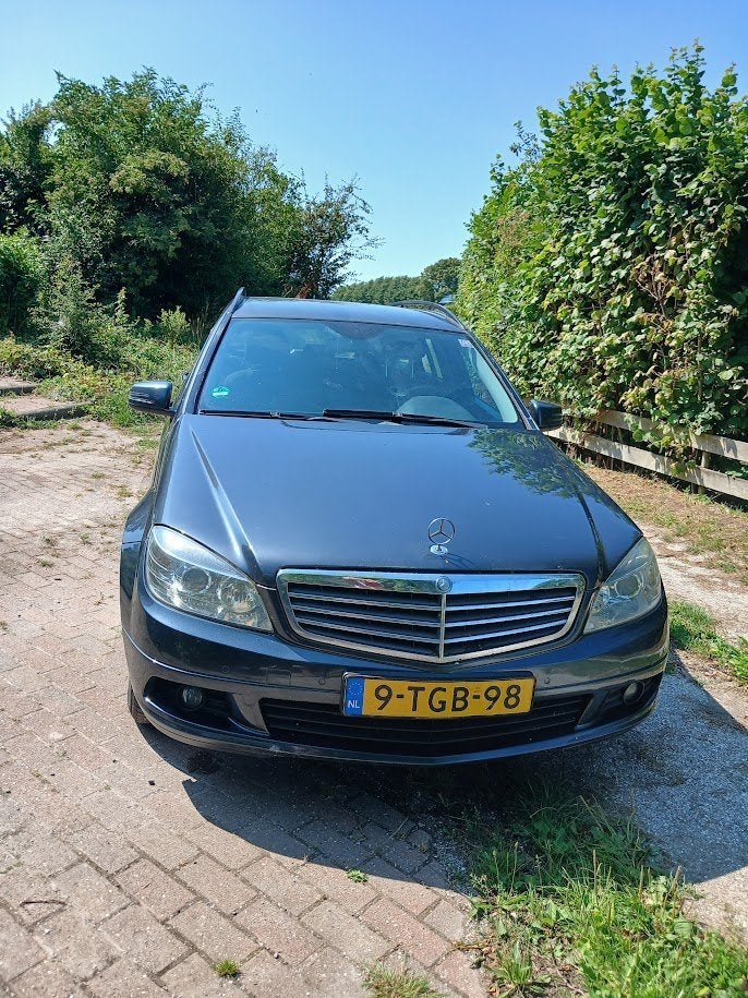 Mercedes-Benz C-Klasse 2.2 CDI C220 Estate AUT 2010 Blauw, Auto's, Automaat, Achterwielaandrijving, 1800 kg, 4 cilinders