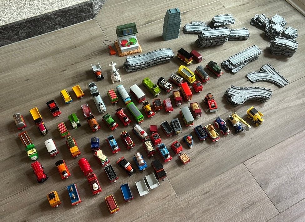 MEGA thomas de trein set 100> treinen, Ophalen of Verzenden, Gebruikt