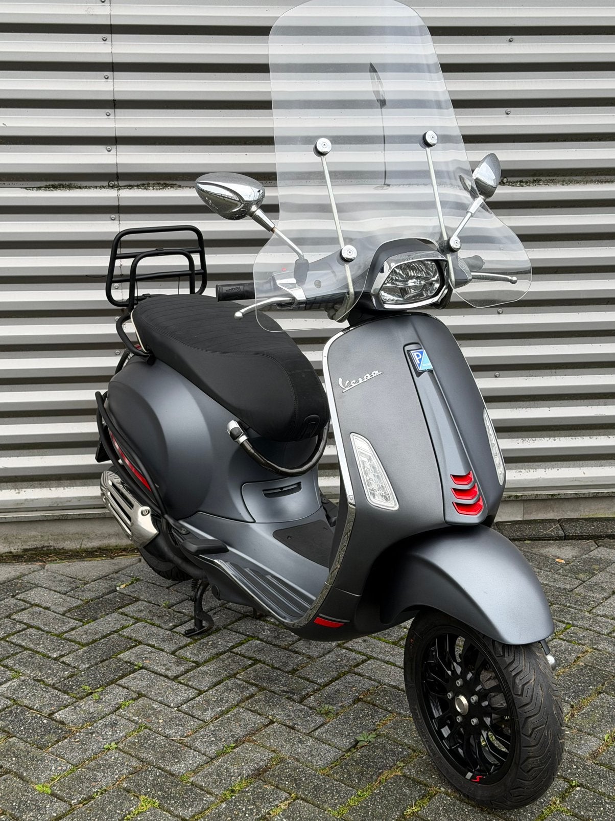 Vespa Sprint 125 Motorscooter (Mat grijs) 2023 Veel extra’s, Ophalen, Gebruikt, Overige modellen, 125 cc