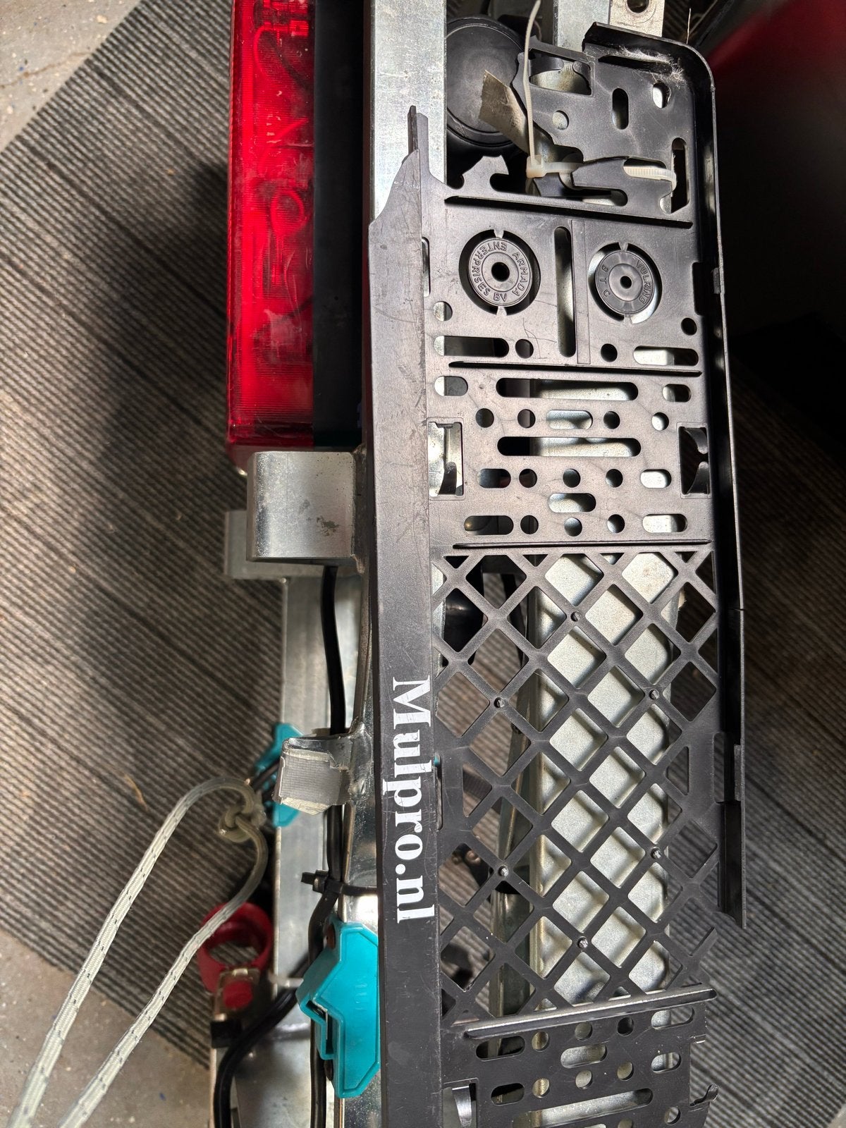 Trekhaakdrager Mulpro 2 fietsen, Auto diversen, Ophalen, Gebruikt, Brede banden, 2 fietsen