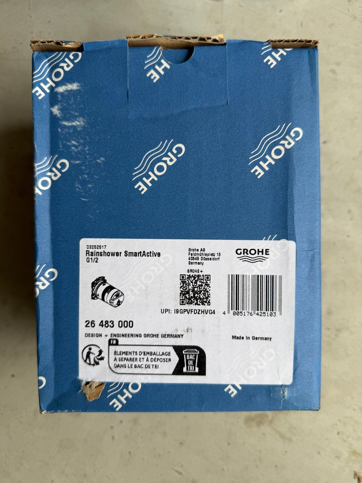 Grohe Rainshower SmartActive 26 483 000, Ophalen of Verzenden, Nieuw, Douche
