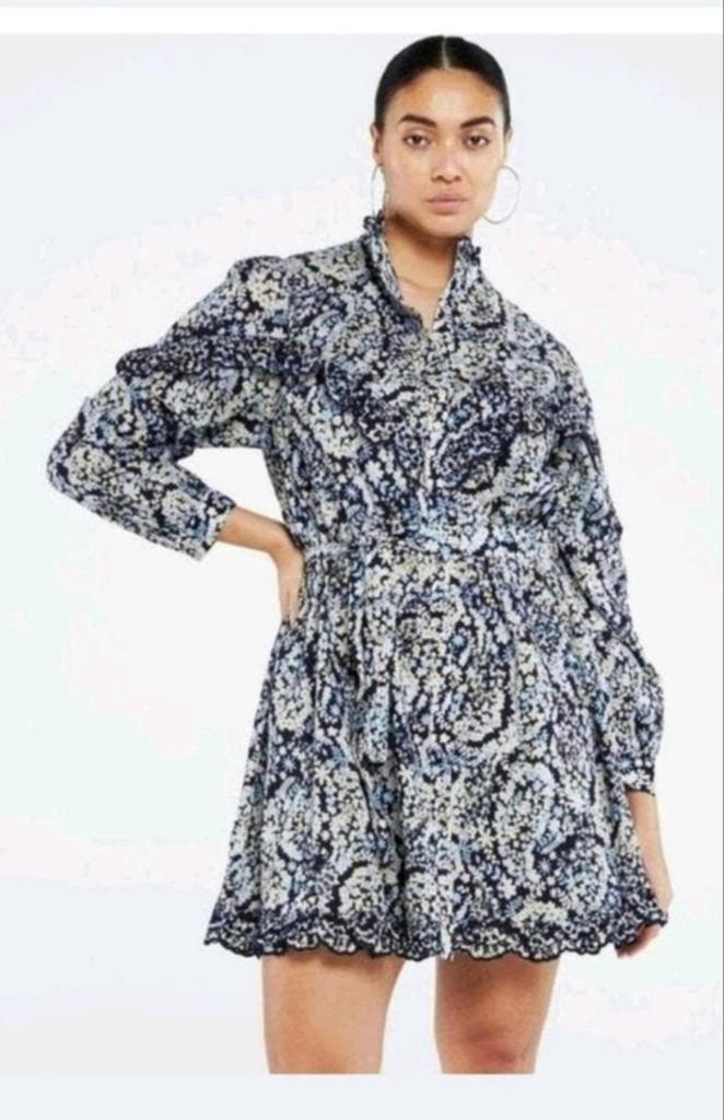 Fabienne Chapot Daila jurk maat 40 *nieuw *, Maat 38/40 (M), Blauw, Nieuw, Ophalen of Verzenden