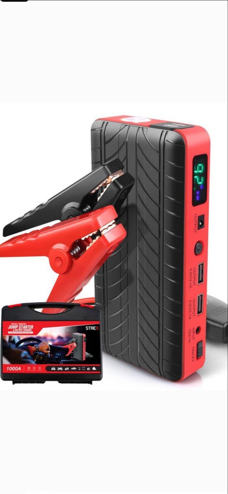 STREX Jump Starter & Acculader 1000A, Ophalen of Verzenden, Nieuw