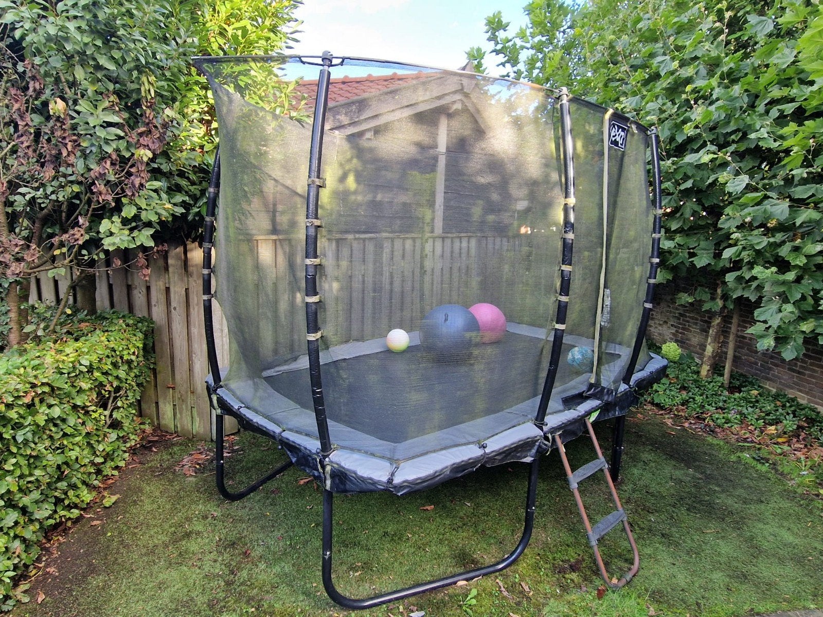 Exit trampoline rechthoekig 214 x 366 cm, Ophalen, Gebruikt