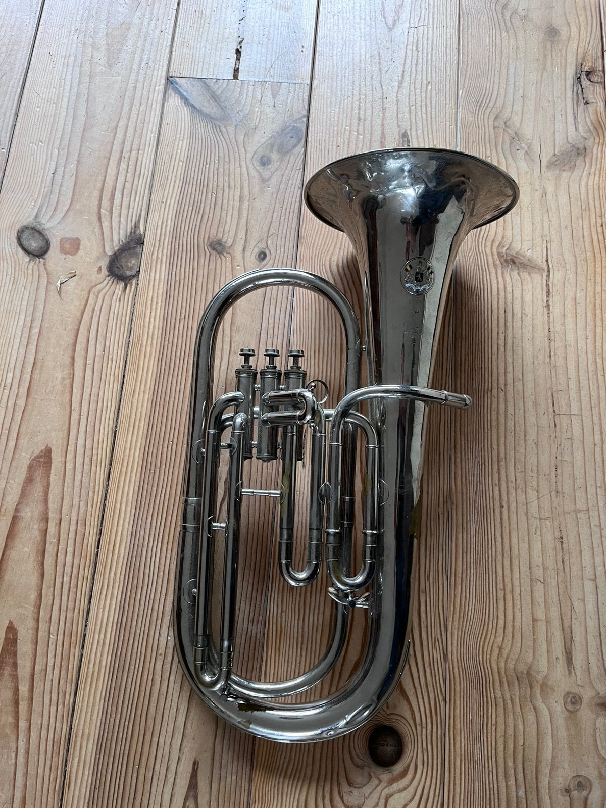 Vintage Mahilon bariton, Ophalen of Verzenden, Gebruikt, Euphonium of Tenortuba