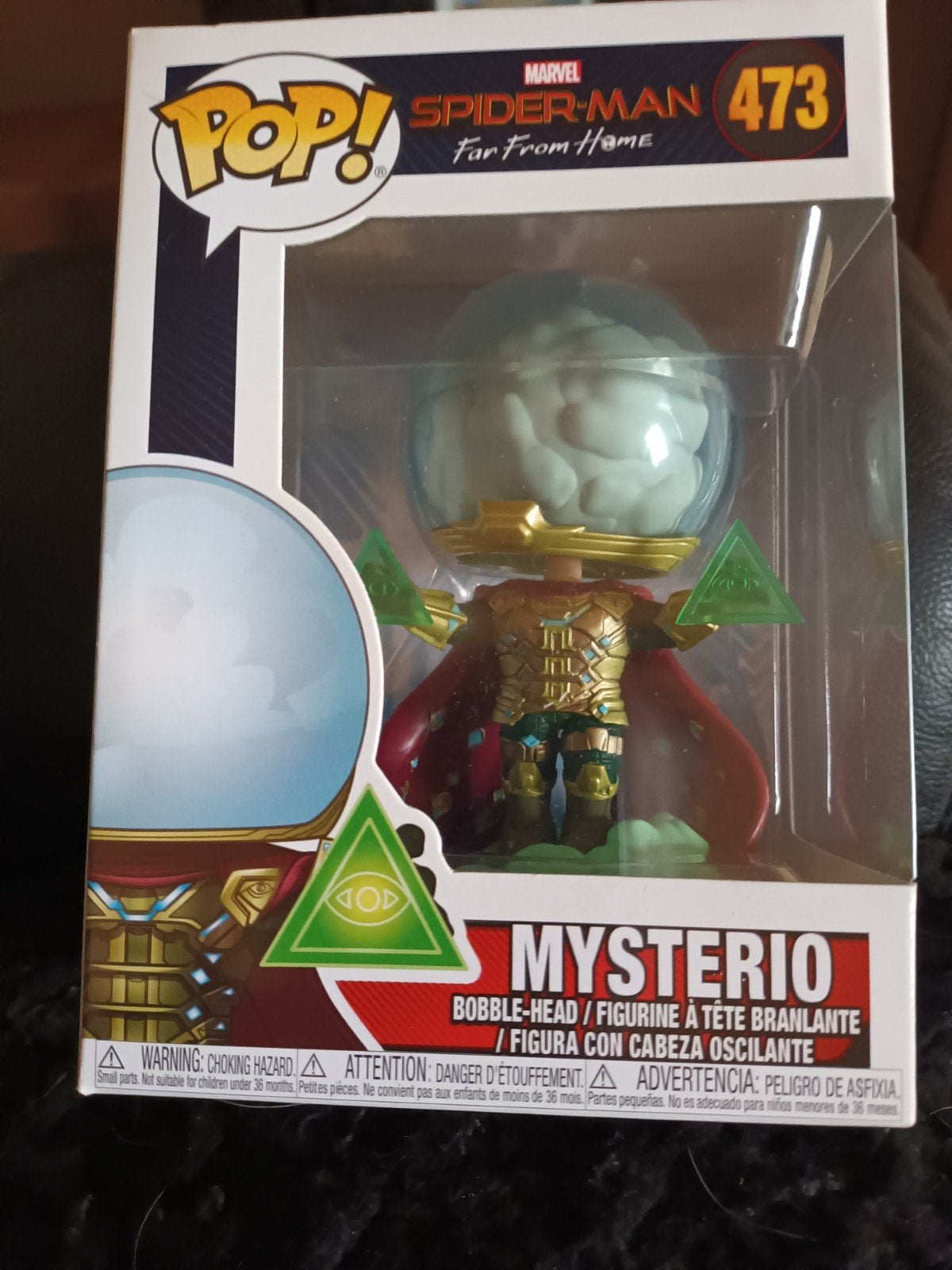 Funko Pop! Marvel Spider-Man Far From Home Mysterio #473, Ophalen of Verzenden, Zo goed als nieuw