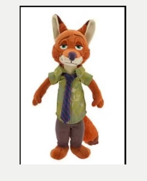 Disney grote Zootopia knuffel - Nick Wilde (40cm)
