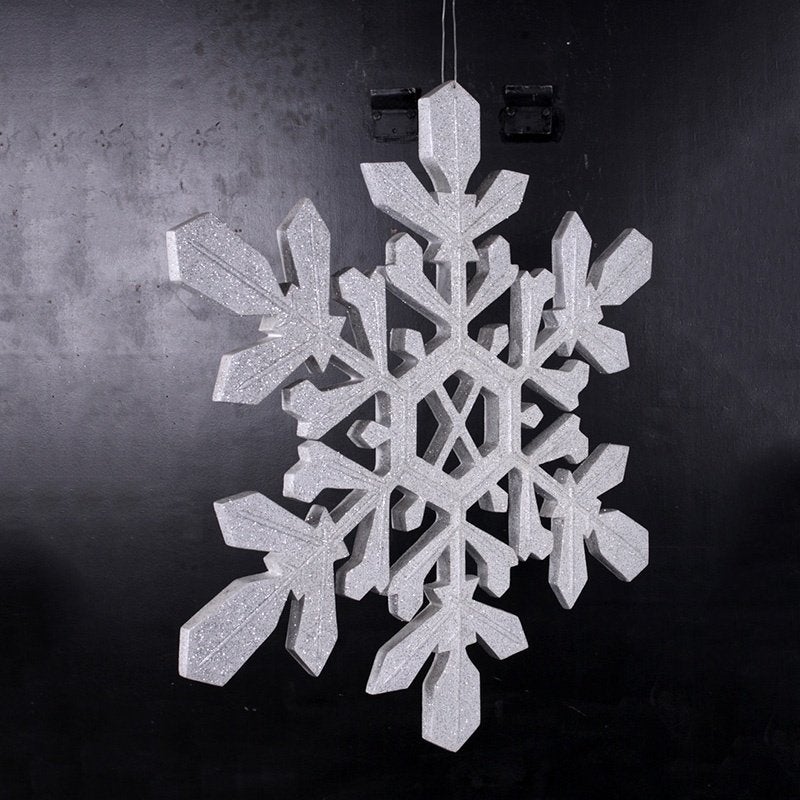 Snowflake 100 cm – Sneeuwvlok polyester, Ophalen, HorecaBeelden, Nieuw, HorecaBeelden