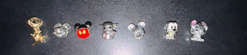 Ongedragen Pandora Disney bedels, Pandora, Nieuw, Ophalen of Verzenden, 4 bedels of meer