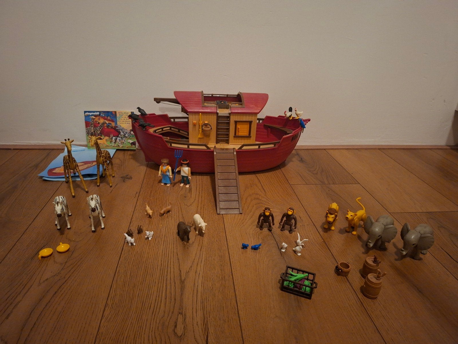 Playmobil 3726 Vintage Ark van Noach - Complete Set, Complete set, Ophalen of Verzenden, Zo goed als nieuw, Boot/Schip