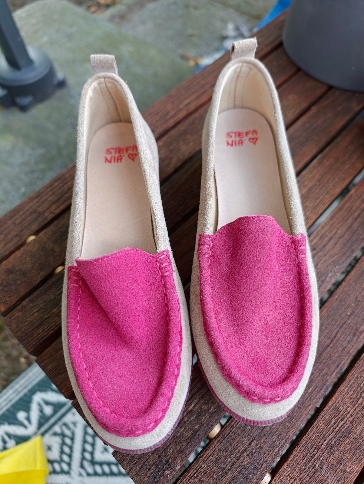Stefania loafers roze, maat 39 (nieuw), Instappers, Nieuw, Ophalen of Verzenden, Roze