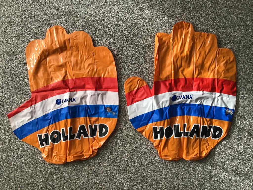 Diverse oranje WK Voetbal spullen - zie foto’s, Verzamelen, Ophalen of Verzenden, Zo goed als nieuw, Overige binnenlandse clubs