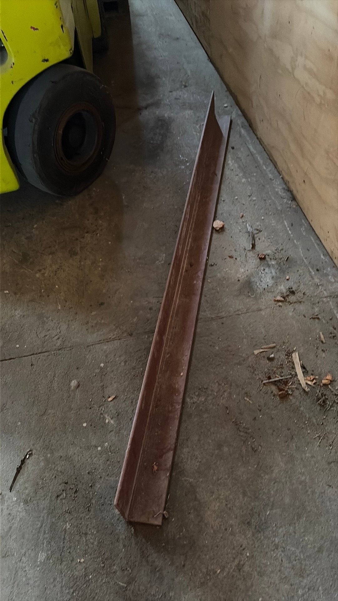 Stalen latei 208 lang, Ophalen, Zo goed als nieuw, 250 mm of meer