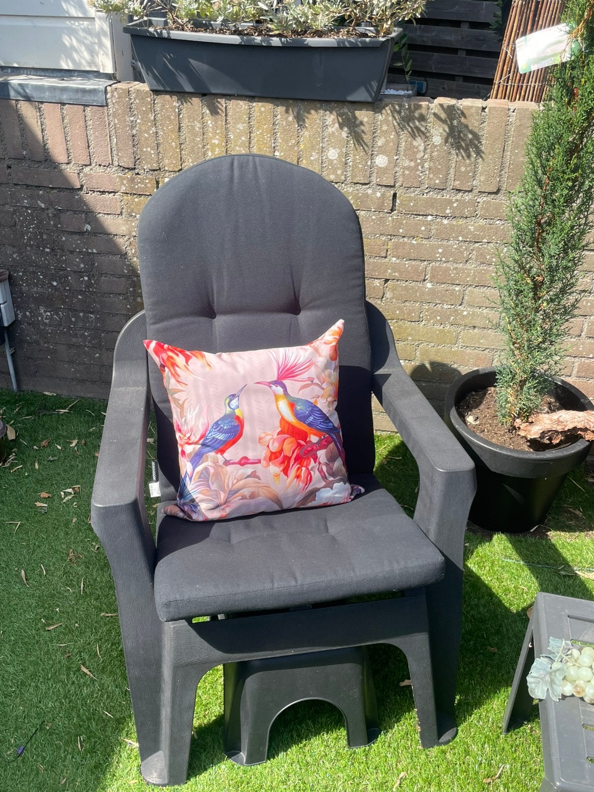 2x Adirondack loungestoelen, Ophalen, Zo goed als nieuw, Kunststof