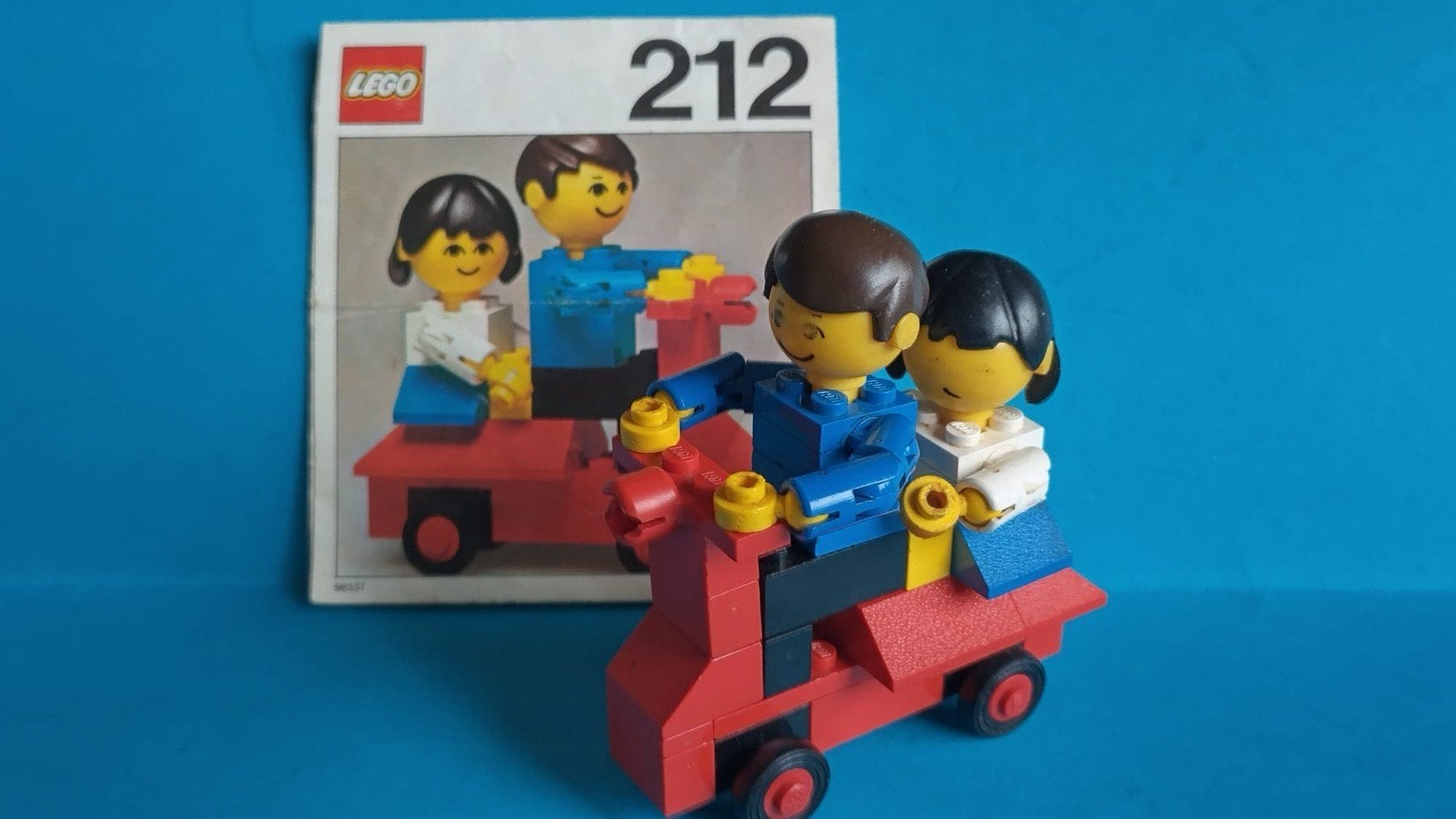 Lego 212 motor scooter vintage, Verzenden, Gebruikt