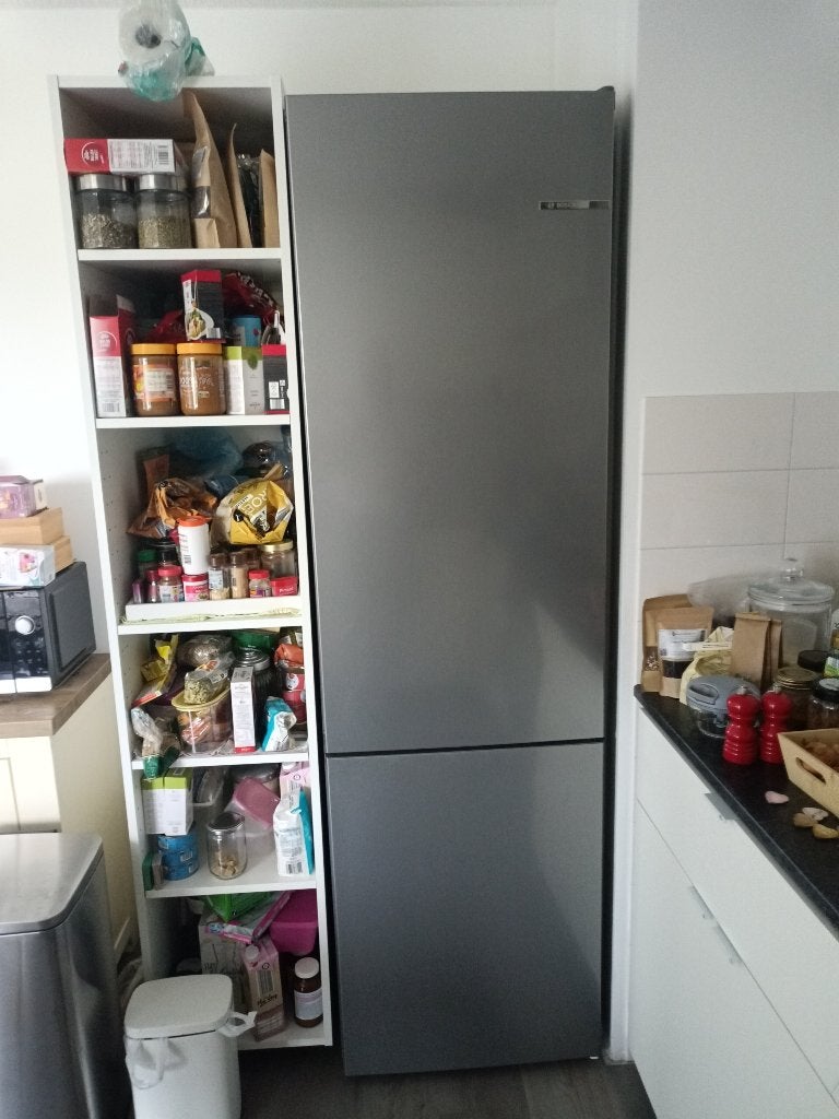 Koel-vriescombinatie Bosch KGN392LBF, Witgoed en Apparatuur, Koelkasten en IJskasten, Ophalen, 200 liter of meer, Met aparte vriezer