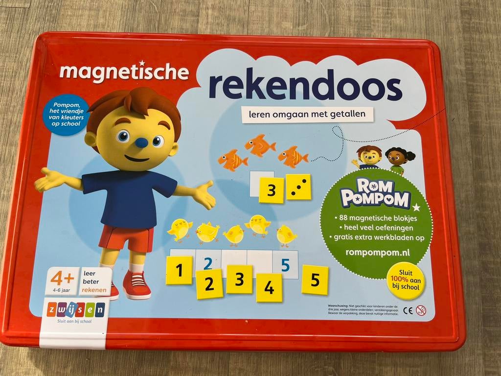 Magnetische rekendoos, Ophalen, Gebruikt, Rekenen