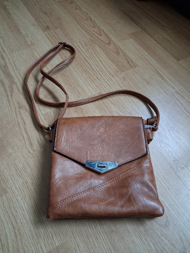 Handtas, Ophalen of Verzenden, Zo goed als nieuw, Bruin, Handtas