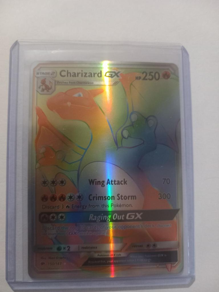 Pokémon kaart Charizard gx, Hobby en Vrije tijd, Verzamelkaartspellen | Pokémon, Ophalen, Nieuw, Losse kaart