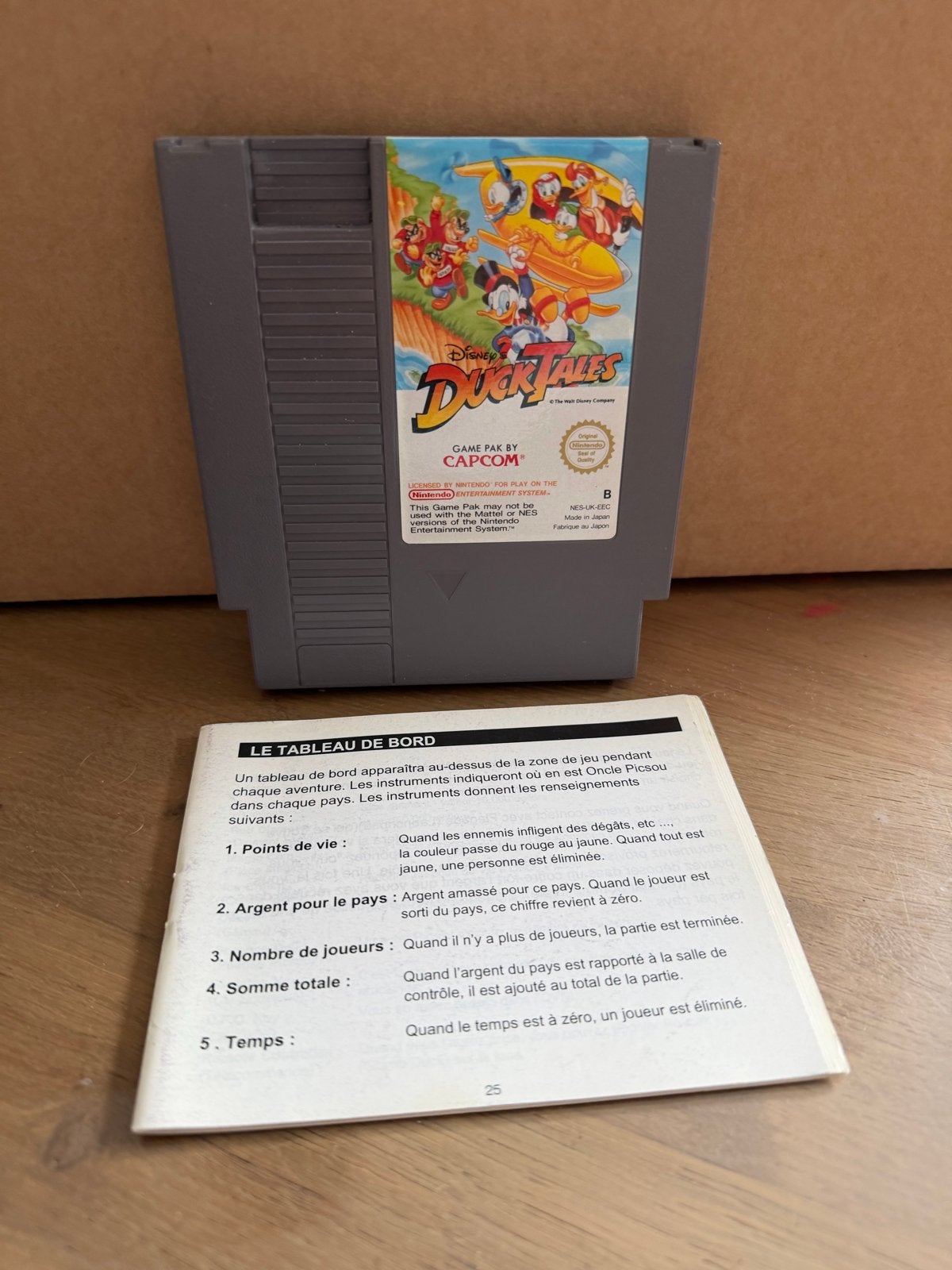 Disney DuckTales NES met handleiding en hoes, Spelcomputers en Games, Gebruikt, 1 speler, Ophalen of Verzenden, Vanaf 3 jaar