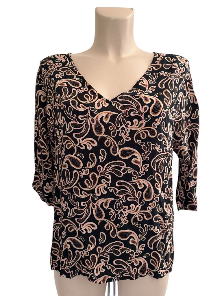 Nathalie Vleeschouwer shirt S, Kleding | Dames, Maat 38/40 (M), Zwart, Ophalen of Verzenden, Zo goed als nieuw