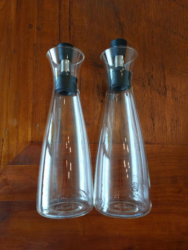 Eva Solo olie en azijn karaf, Ophalen of Verzenden, Zwart, Overige merken, Glas