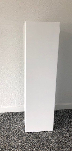 Strakke Witte Naadloze Sokkel Pilaar Kolom op maat 100x25x25, Huis en Inrichting, Ophalen of Verzenden, Nieuw