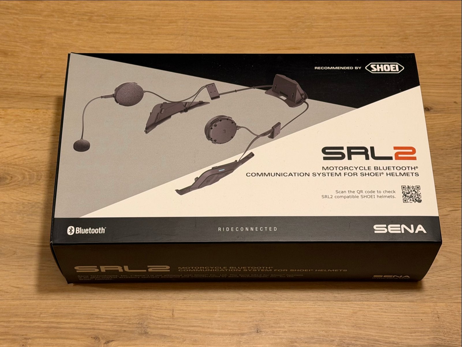 Sena SRL2 voor Shoei GT-Air 2, Neotec 2, J-Cruise, nwe Accu!, Ophalen of Verzenden, Zo goed als nieuw