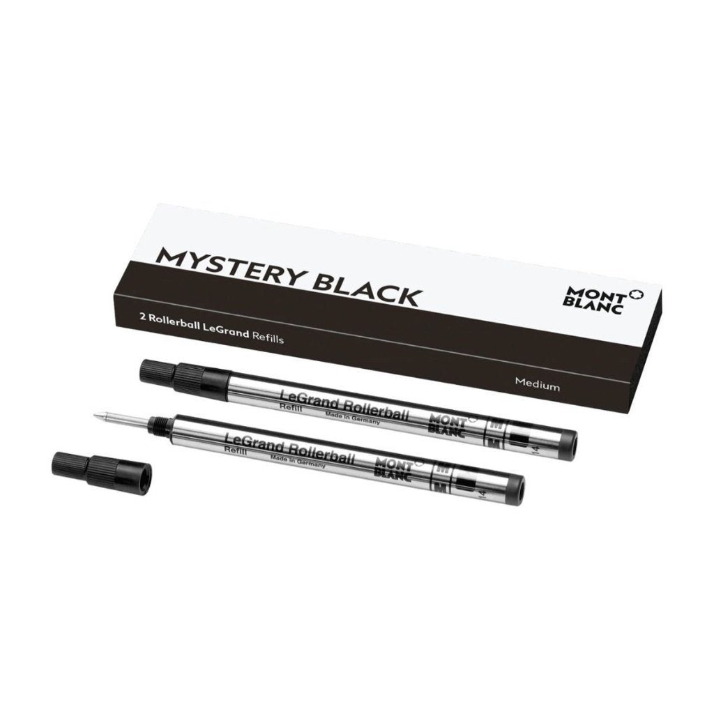 Montblanc LeGrand Rollerball Refills – Mystery Black M, Verzamelen, Balpen, Nieuw, Met doosje, Ophalen of Verzenden