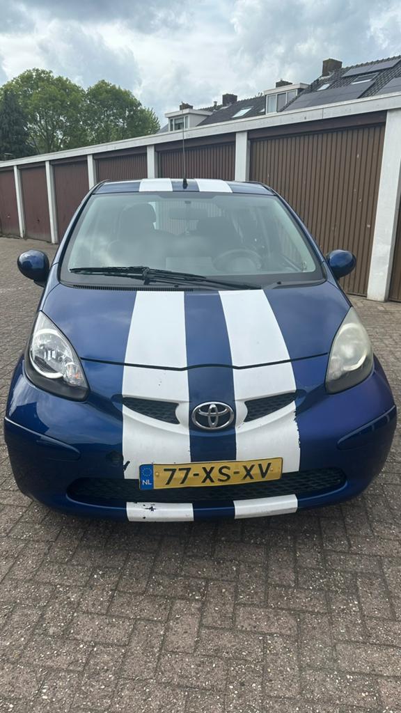 Toyota Aygo 1.0 12V Vvt-i 5DRS 2008 Blauw | lees advertentie, Auto's, Toyota, Voorwielaandrijving, Stof, 68 pk, Origineel Nederlands