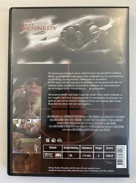 The Last Kennedy 2003 DVD Regio 2 Pal Richard Culver Darla, Psychologische thriller, Engels, Vanaf 16 jaar, Verzenden