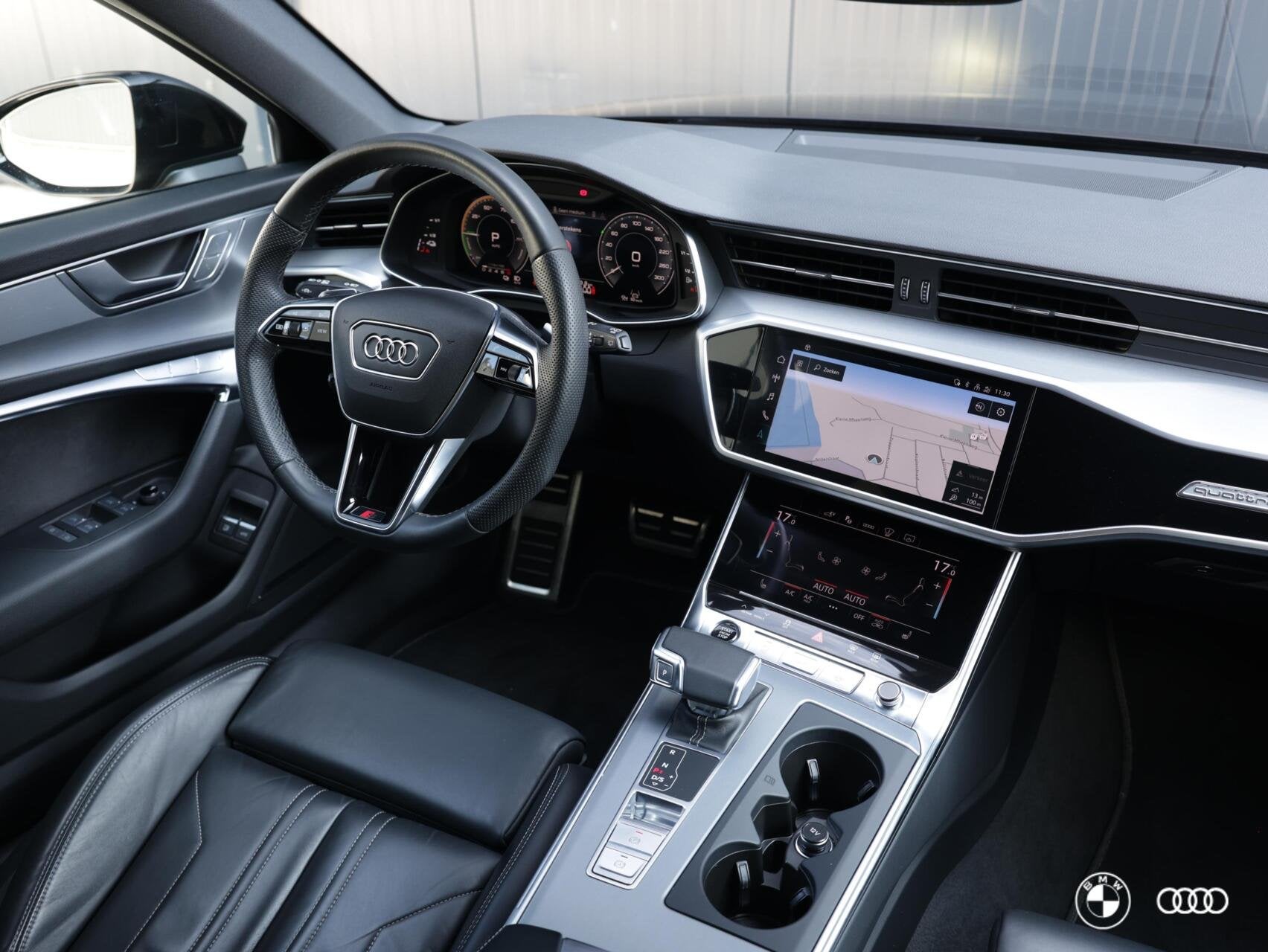 Audi A6 50TFSIe S EDITION / 3x S LINE / LEDER / TREKHAAK / A, Automaat, 77 km/l, 4 cilinders, Zwart