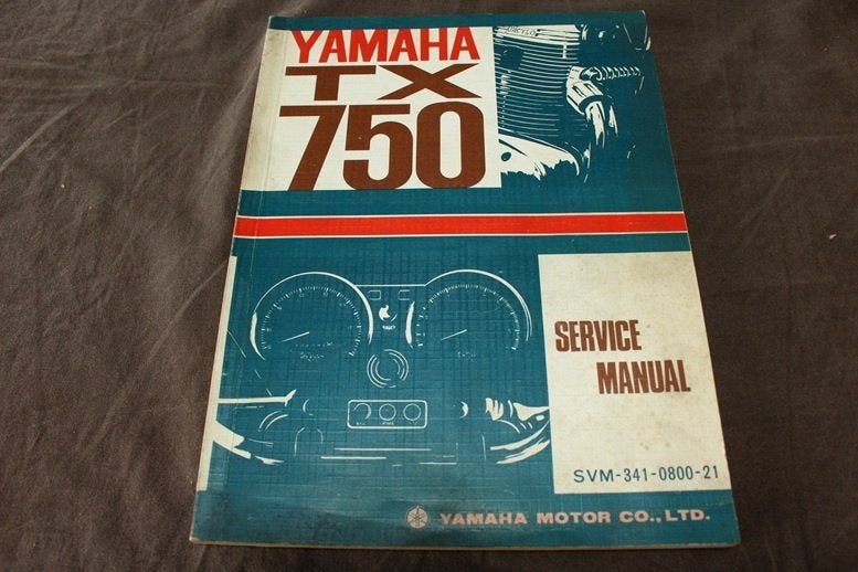 Yamaha TX750 1973 motorcycle service manual TX 750, Ophalen of Verzenden, Yamaha