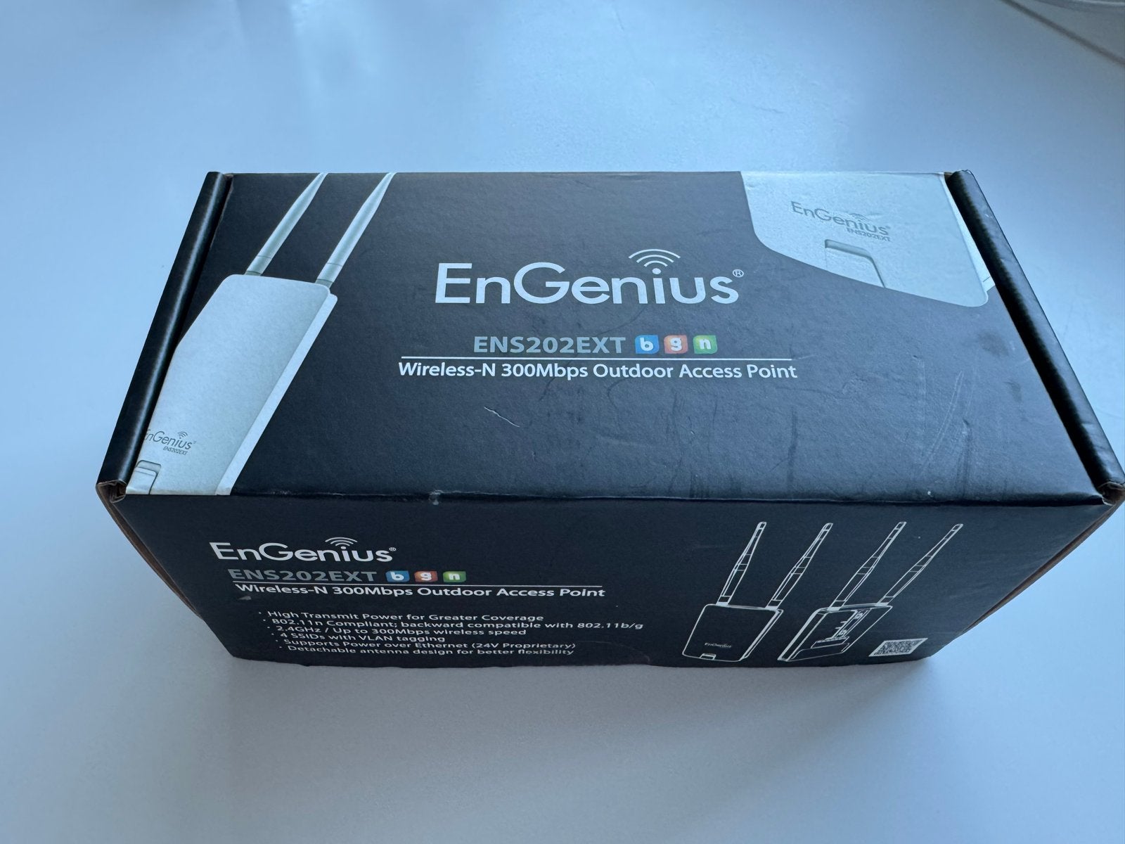 EnGenius ENS202EXT Wireless-N Outdoor Access Point, Computers en Software, Ophalen of Verzenden, Zo goed als nieuw