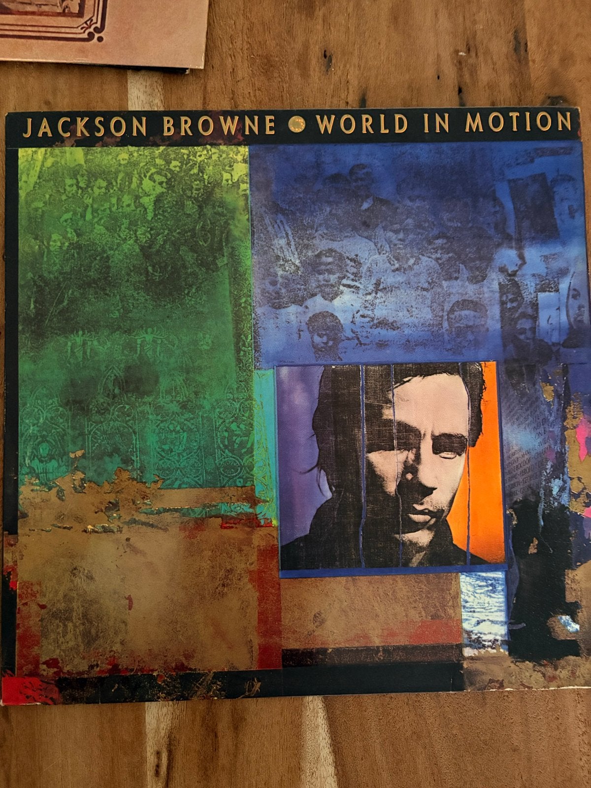 LP Jackson Browne - World in Motion (1989), LP, Gebruikt, Ophalen of Verzenden, 12 inch