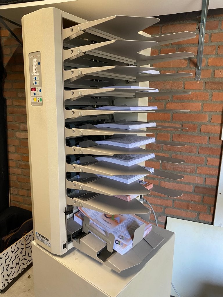 Vergaarmachine 10 stations Plockmatic 310, Ophalen, Gebruikt