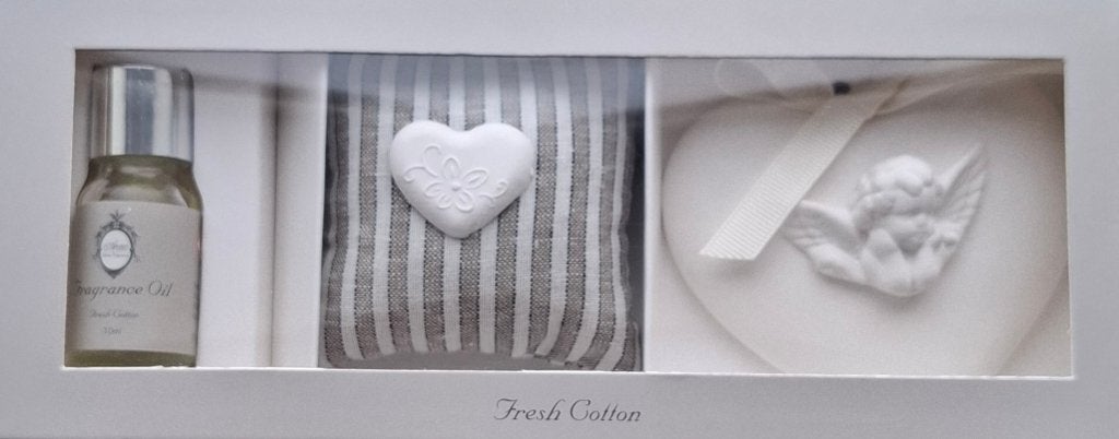 Cadeauset Fresh Cotton Geurpakket - NIEUW, Overige typen, Nieuw, Ophalen of Verzenden, Aroma Home Fragrance
