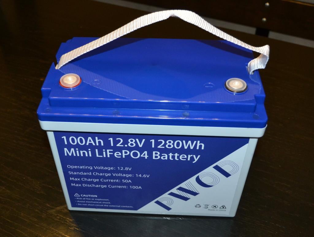 LiFePo4 accu 12,8v-100Ah., Ophalen, Nieuw