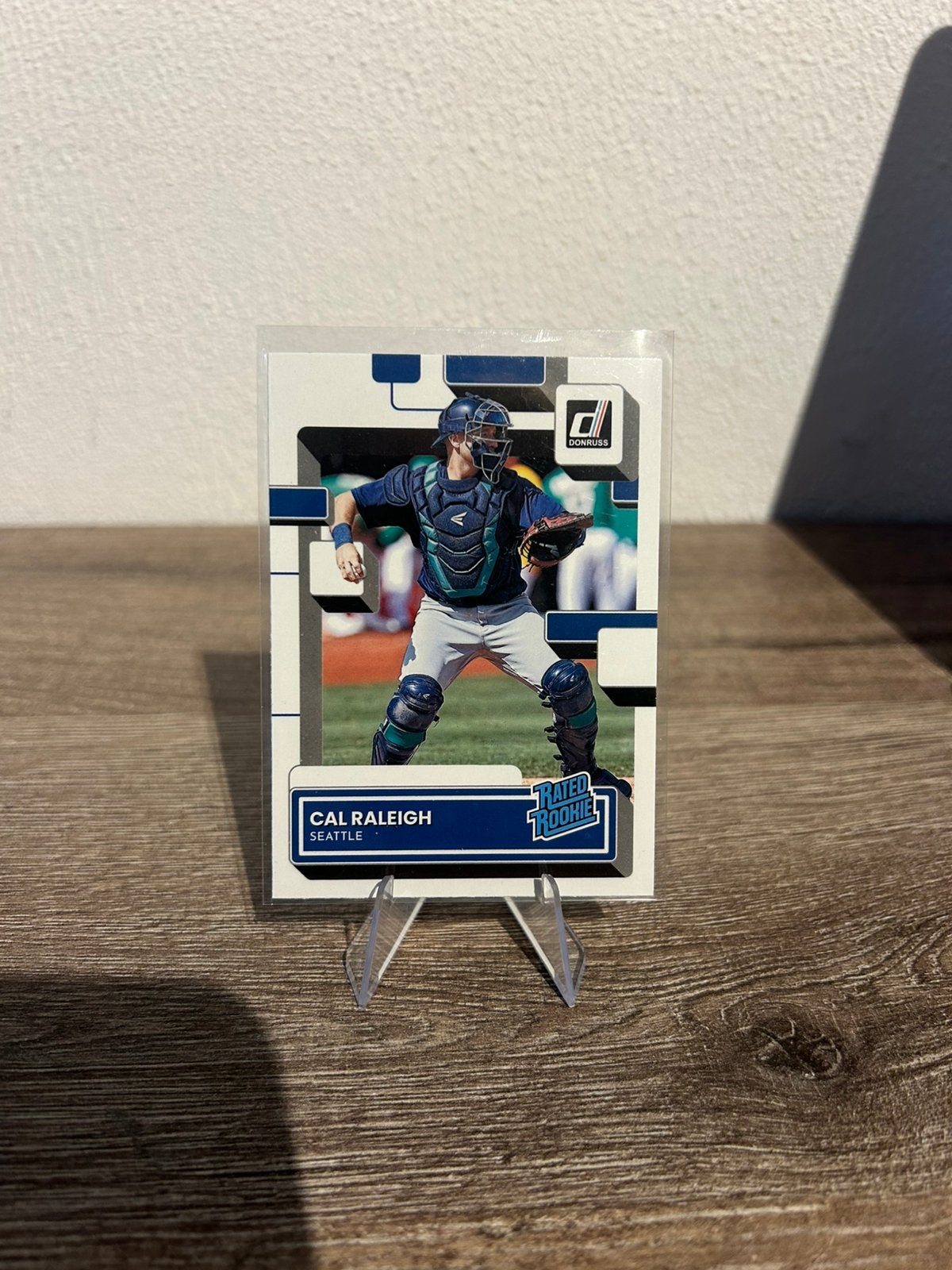 Cal Raleigh 2022 Panini Donruss Baseball #39 Rated Rookie RC, Ophalen of Verzenden, Zo goed als nieuw, Buitenlandse clubs, Poster, Plaatje of Sticker