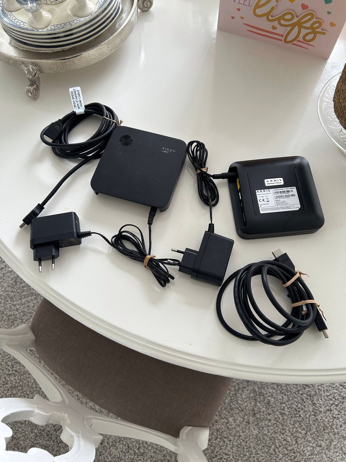 Twee Arris KPN ontvangers VIP 5202, Ophalen of Verzenden, Gebruikt, Decoder
