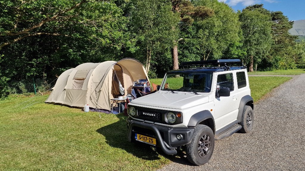 Toffe Suzuki Jimny 1.5L VVT 102pk Allgrip Pro 2020 Wit, Auto's, 13 km/l, Dealer onderhouden, Stof, 4 cilinders