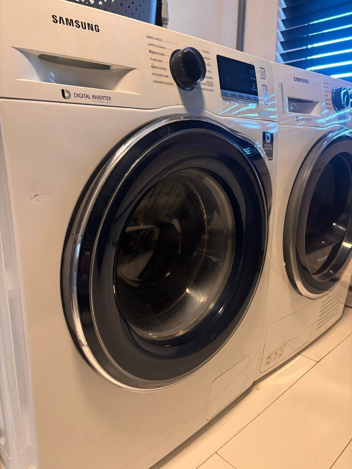 Samsung Wasmachine EcoBubble en Digital Inverter A+++, Ophalen, 1200 tot 1600 toeren, Gebruikt, 8 tot 10 kg