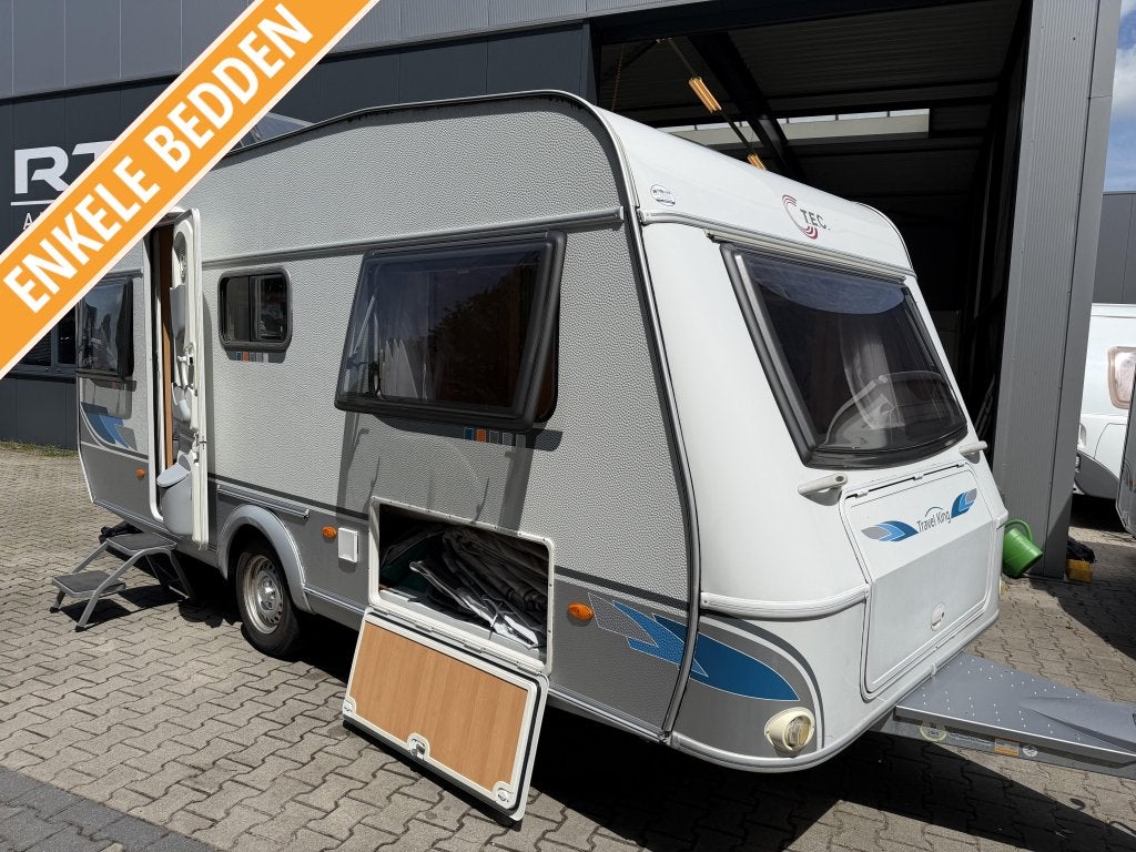 TEC Travel King 470 TE ENKELE BEDDEN - VOORTENT - LUIFEL!, Standaardzit, T.E.C., Schokbreker, Bedrijf